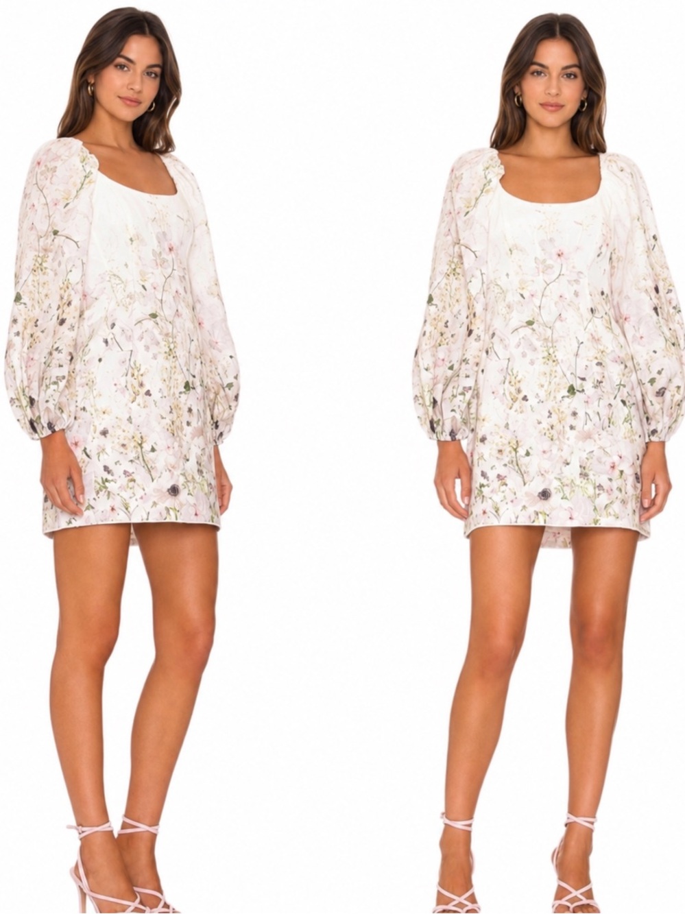 NWT Zimmermann Dancer Panelled Mini Dress in Garden Floral.